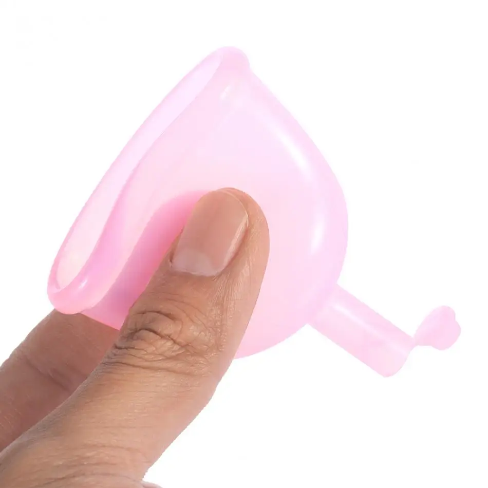 Инновационная разрядка менструальная чашка пищевой медицинский силиконовый сливной клапан Женская гигиена многоразовый период менструальная чашка