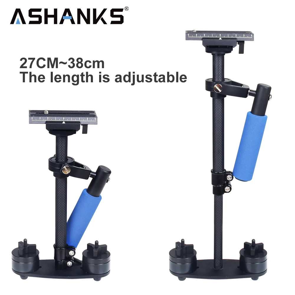 Ручной Мини Стабилизатор Ashanks 15 дюймов/40 см из углеродного волокна/Steadcam/Steadicam Pro