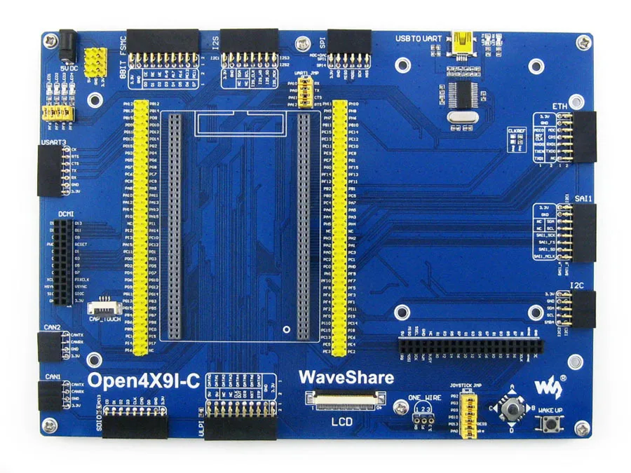 Open429I-C  A  STM32   STM32F429I MCU STM32F429IGT6 ARM Cortex M4 + 4.3 ġ ġ LCD + 9  ŰƮ