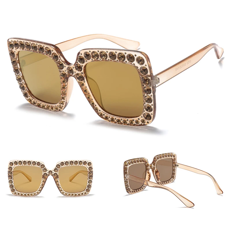 rhinestone sun glasses for women luxury brand 7080 details (7)