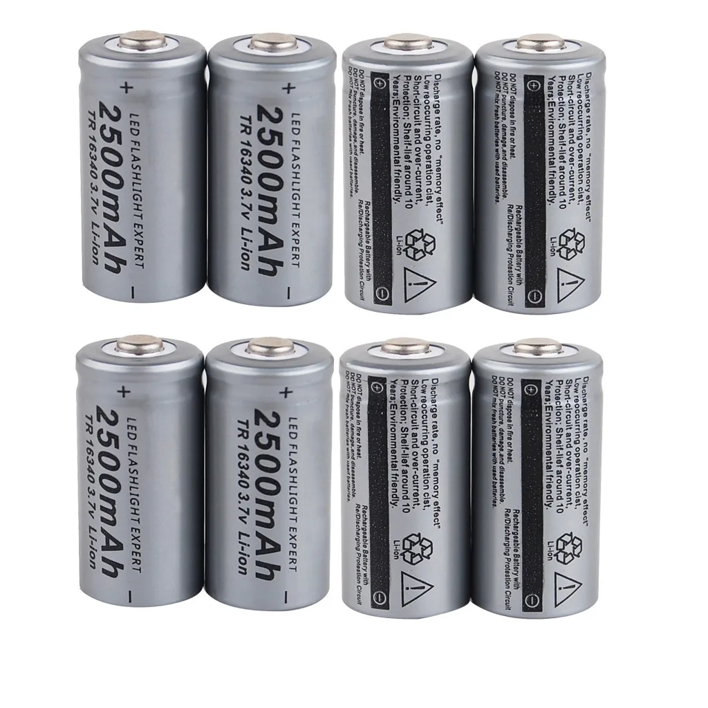 

8pcs Rechargeable lithium battery 18650 cylindrical battery 3.7V 2500mAh lithium batteie power high discharge Flashlight c0611