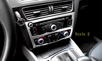 

(Only Fit For Left Hand Drive) Interior Accessories Middle Switch Button Adjusting Cover Trim For Audi A4 B8 2008-2015