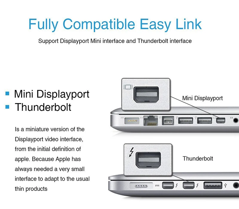 400 шт./лот для MacBook Air Pro IMAC Mac Mini мини дисплейный порт для интерфейса Thunderbolt Дисплей Порты и разъёмы Переходник с дисплейного порта MiniDP на vga кабель адаптер 1080 P