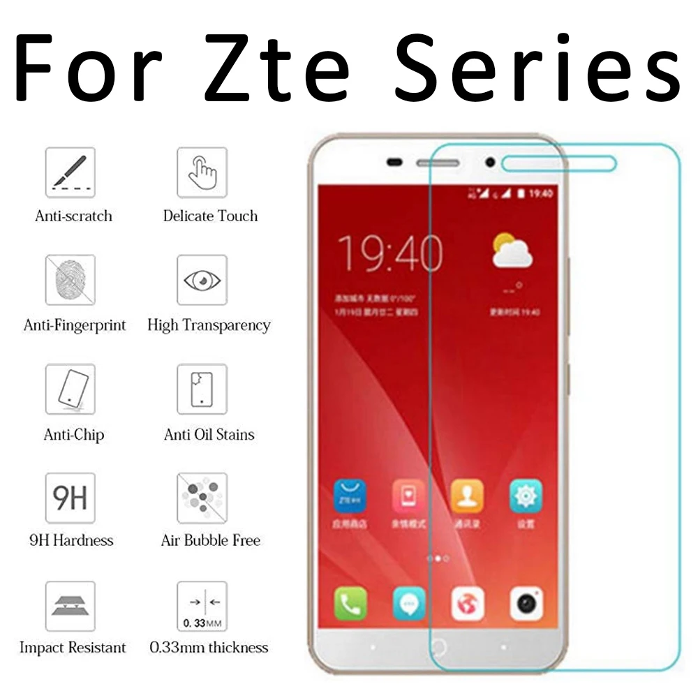 Защитное стекло для zte blade a510 zet v7 v7lite светильник a610 a601 защитное покрытие экрана tremp