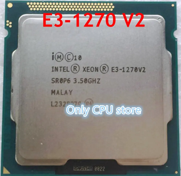 Процессор Intel Xeon E3-1270 V2 E3 1270V2 четырехъядерный процессор E3-1270V2 LGA1155 настольный процессор