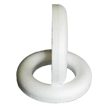 Ремесленница полукруглые кольца из полистирола/венки 25 см(2500 мм)-коробка(5