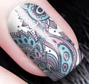 

1 Sheet DIY Decals Nails Art Water Transfer Printing Stickers Accessories For Manicure Salon