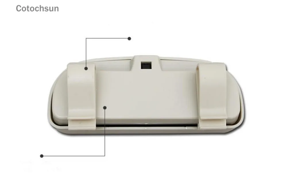 Cotochsun стайлинга автомобилей Солнцезащитный козырек футляр для очков для Honda CRV Accord Одиссея Crosstour FIT Джаз город Civic JADE Crider Spirior