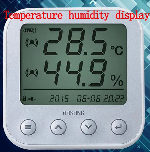 

Medical special AS105 temperature and humidity display High precision electronic temperature and humidity meter charging type se