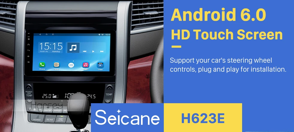 Clearance Harfey 2Din Android 8.1 For Toyota Vellfire ANH20 Ford Focus Exi AT 2004-2011 Multimedia radio player GPS NAVIGATION 0