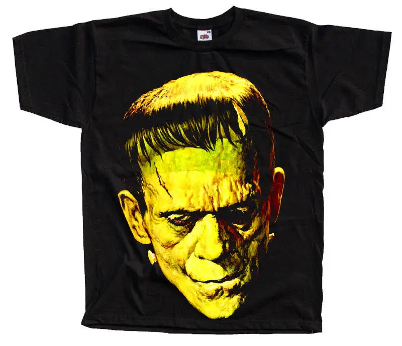 

Frankenstein V9 Movie Poster T Shirt Black B Green Purple All Sizes S 4Xl