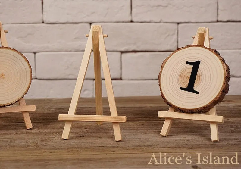 12pcs Lot Mini Display Miniature Easel Wedding Table Number Place 12pcs Lot Mini Display Miniature Easel Wedding Table Number Place Name Card Stand 16 9cm
