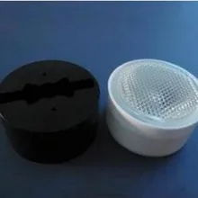 LPY-36 высокое качество светодиодных оптические линзы, размер: 36x17.3 мм, 45 градусов, бисера поверхности, PMMA материалов