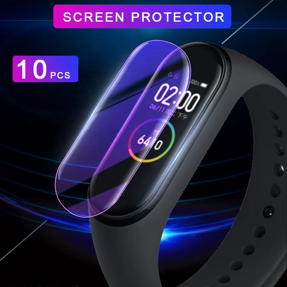 Xio mi Band 4 защитная пленка для экрана для Xiaomi mi Band 4 умный Браслет mi Band 4 защитная пленка для экрана не закаленное стекло