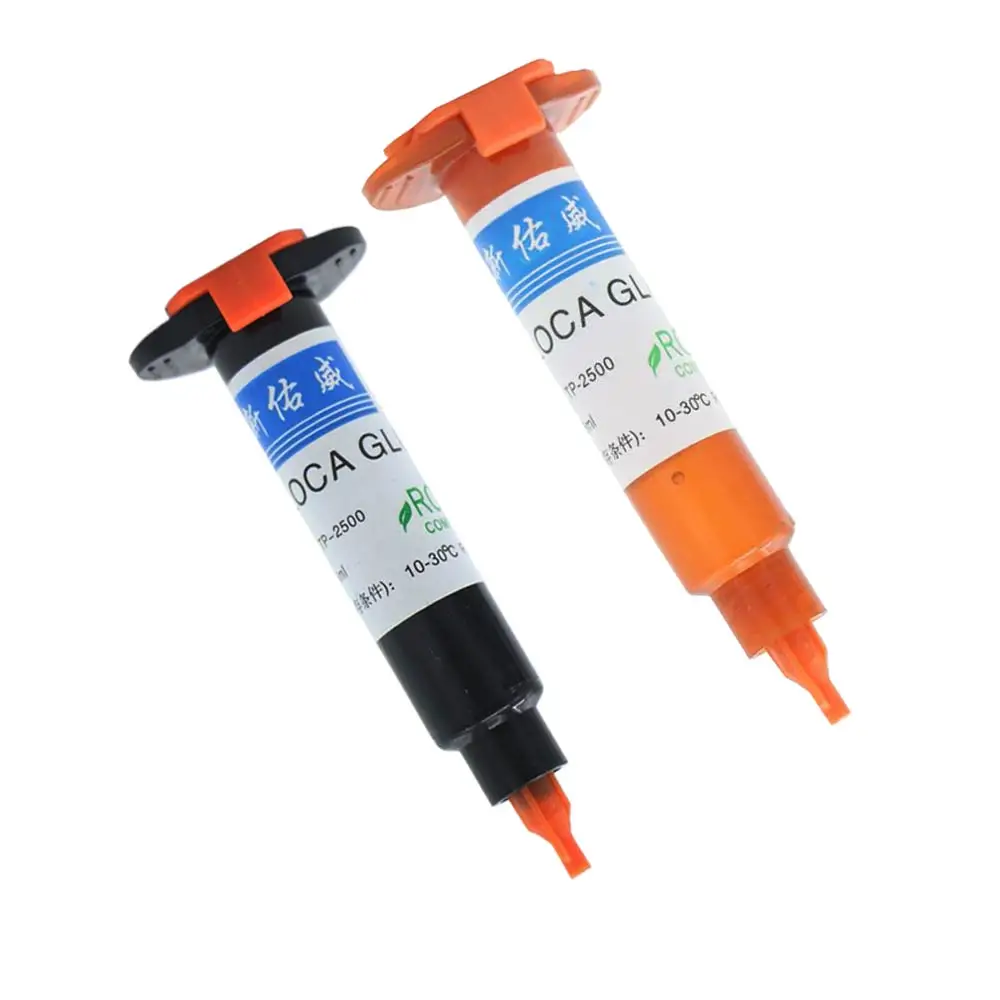 Новый 2 вида цветов/лот 5 мл TP 2500 LOCA UV клей жидкий оптический прозрачный УФ tp2500 для