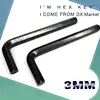 Llave hexagonal de 3mm, 50 Uds., enchufe de llave hexagonal métrica, herramientas de acero m3 Allen 45 #, herramienta DIY negra, fabricante de sujetadores de China ► Foto 1/6