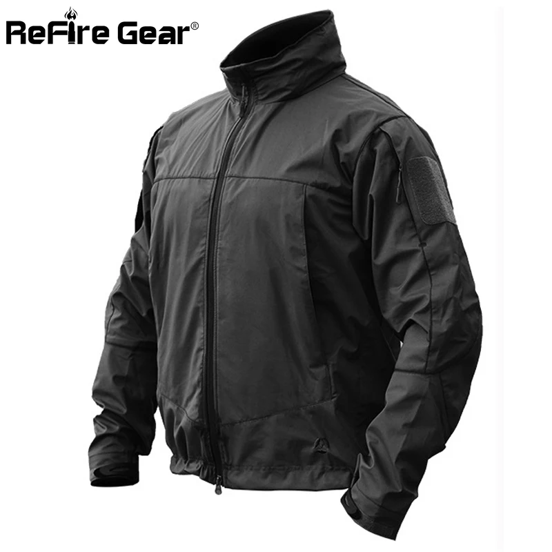 Куртка ReFire Gear Мужская тактическая военная Водонепроницаемая ветровка с