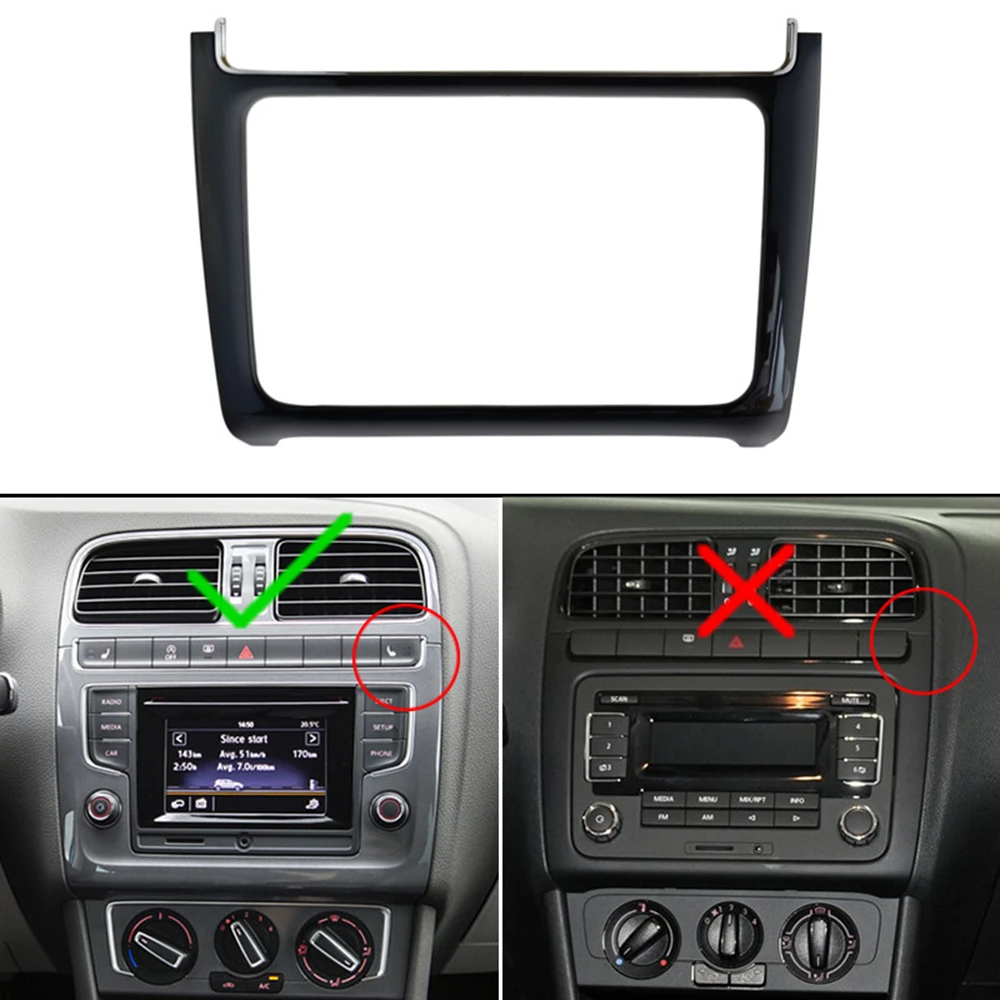 Besparing Hoelahoep Gouverneur Android Car DVD Frame for Volkswagen VW Polo 2014~2017 2 Din Auto Radio  Bluetooth USB SD Stereo Fascias Player Panel Dashboard|Fascias| - AliExpress