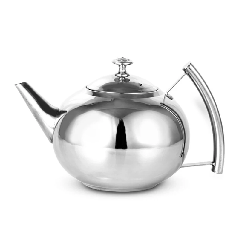 

Teapot Stainless Steel Teapot Coffeemaker Filter Tea Coffee Silver 1500ML