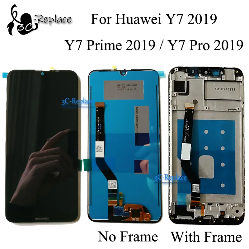 Оригинал 6,3 "для Huawei Y7 2019/Для Huawei Y7 Prime 2019/Y7 Pro 2019 ЖК дисплей с сенсорным экраном дигитайзер в сборе с рамкой|Экраны для мобильных телефонов| | АлиЭкспресс