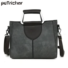 Бренд Petrichor, дизайнерская Геометрическая сумка-мессенджер, женская кожаная сумка через плечо, женская сумка с металлической ручкой