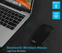 מחשב נייד Bluetooth אלחוטי עכבר מסעות דקים נייד נייד מיני אופציונלי עכברים תואם PC, MAC, מחשב נייד, Windows אנדרואיד (5)