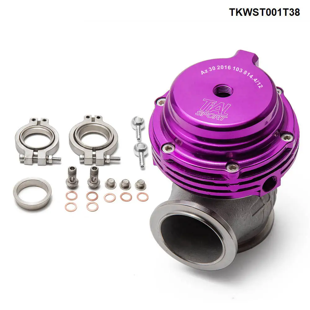 Car & Truck Parts 44MM External Wastegate 11 PSI Turbo Stainless Steel V Band Dump Valve GREEN