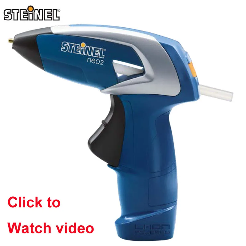 Germany STEINEL NEO2 Portable Rechargeable Cordless Hot Melt Glue Gun Handwork Repair Tool Handicrafts for Kids & 3 sticks hot sale spot retail and wholesale orders tools set cordless drill and rotary hammer sending from germany