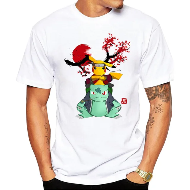 2018-New-Arrival-Pokemon-Naruto-Men-T-Shirt-Pikachu-Crossover-Printing-Short-Sleeve-Casual-Tee-Shirts.jpg_640x640