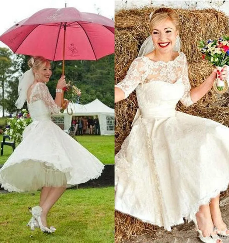 2-sleeves-bateau-a-line-appliques-tea-length-vestido-de-novia-de-renda-bridal-wedding-gowns-customize (1)_