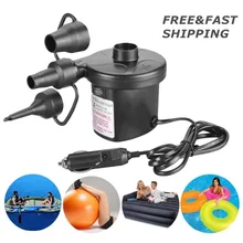 

12V Car Auto 3 Nozzles inflatable boat Air suction Pump gas-fill Air compressor Electric Air Pump for Beds Mattresses Toys