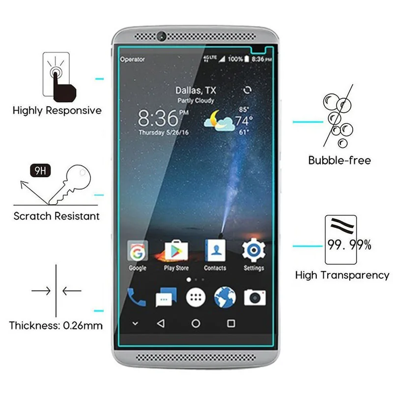 Стекло для Zte Axon 7 мини-закаленное стекло для Zte Axon Mini B2015 S291 Z981 Glas защитный чехол защитная Пленка премиум 9H