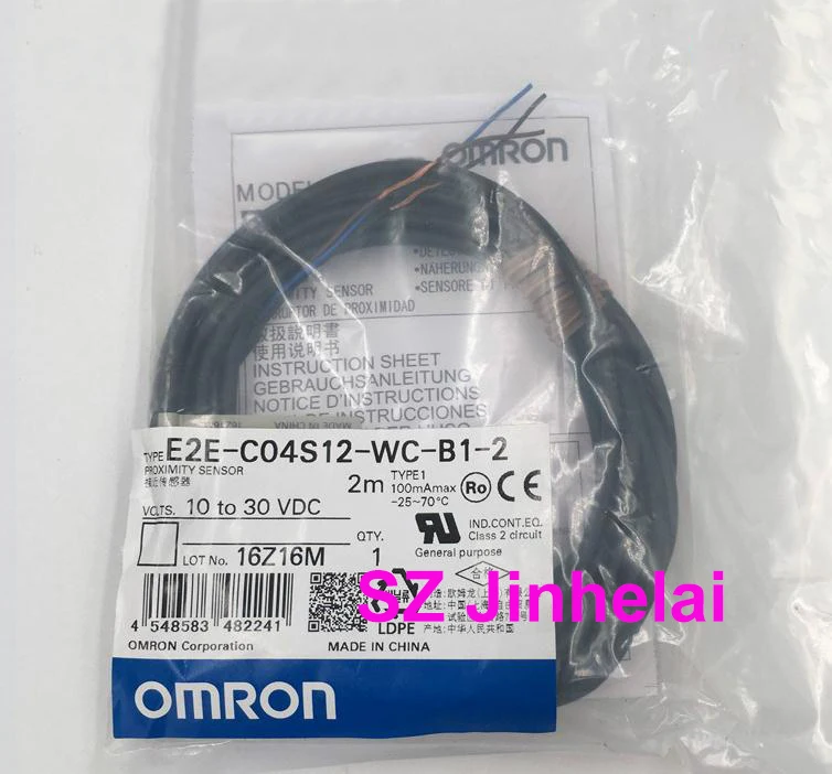 E2E-C04S12-WC-B1-2 Authentic original OMRON Proximity switch, Proximity sensor 2M E2E-C04S12-WC-B1-2 Authentic original OMRON Proximity switch, Proximity sensor 2M