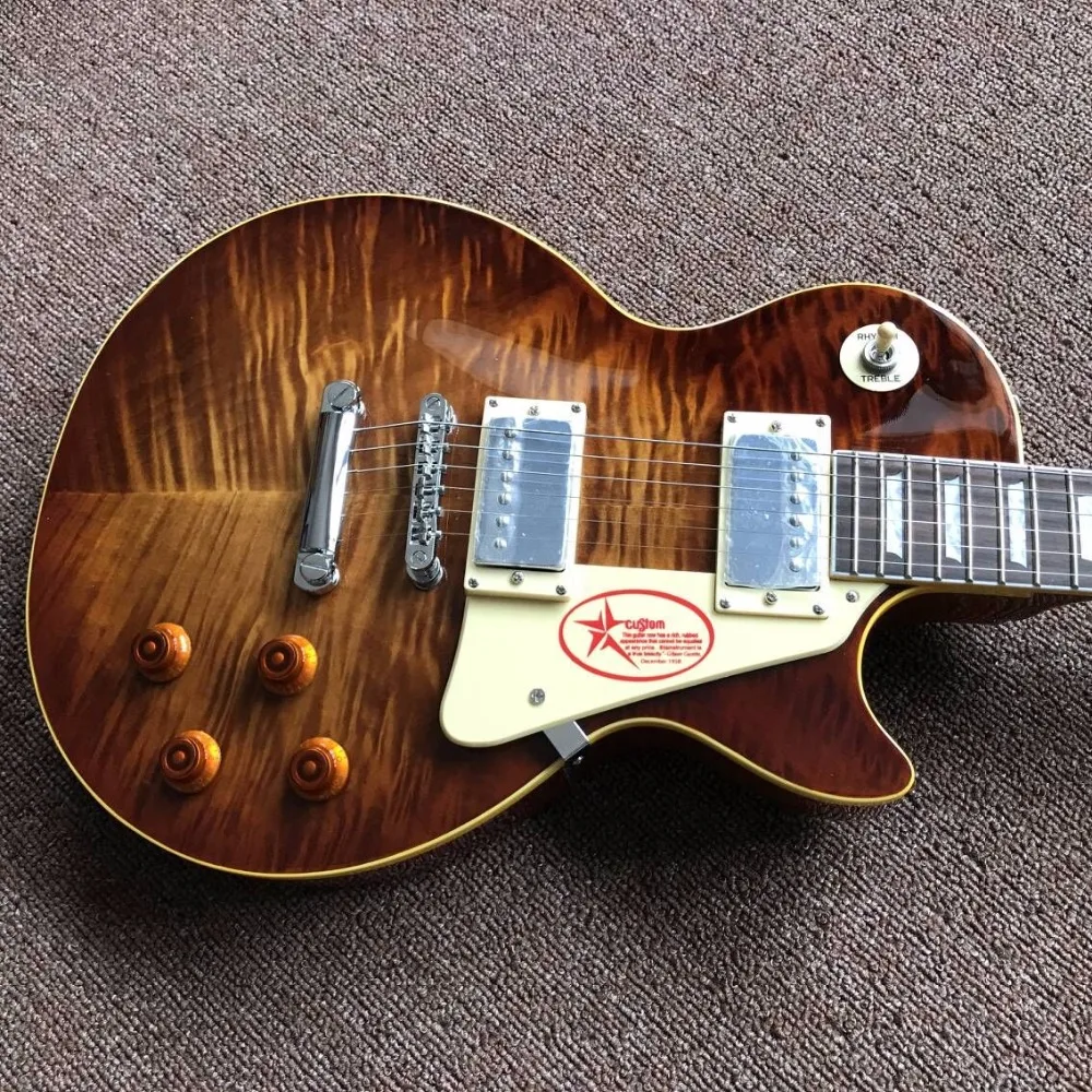 New arrive Chinese Tiger Flame top guitar Electric Guitar , hot selling Chinese high quality guitarra New arrive Chinese Tiger Flame top guitar Electric Guitar , hot selling Chinese high quality guitarra