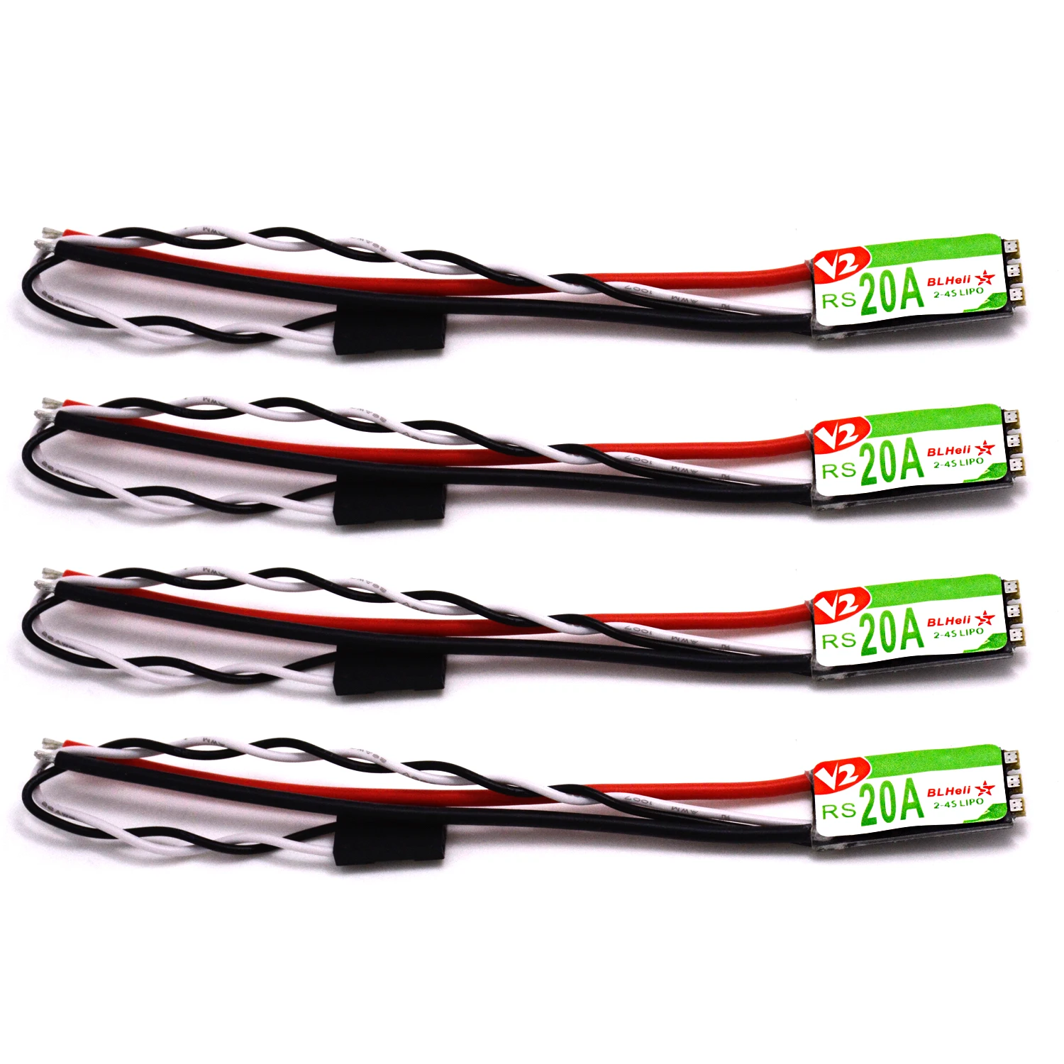 

2018 Real Hot Sale Servo Lipo Fpv Camera Fpv Rc Plane 4 Pcs Racerstar Rs20a Lite 20a Blheli_s Bb1 2-4s Brushless For Racer