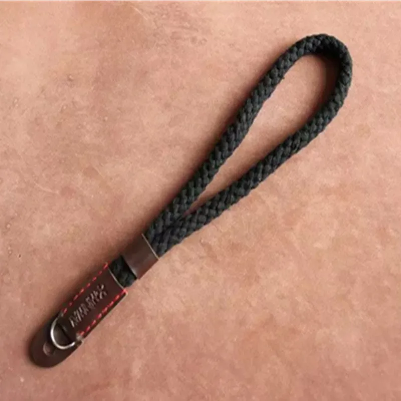 카메라 스트랩 손목 밴드 홀 코튼 24cm 고품질 카메라 핸드 손목 스트랩 블랙 (라이카 디지털 SLR 카메라 M8 M9 후지필름 X20 X 용)