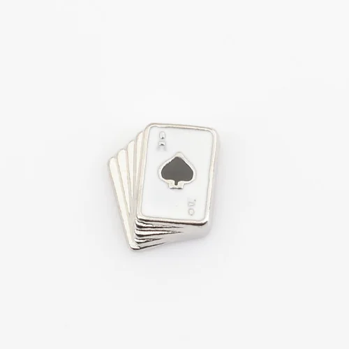 

Poker, Floating charms,Fit floating charm lockets, FC0287