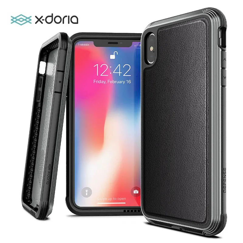 X Doria Defense Lux чехол для телефона iPhone XR XS Max военный уровень протестированный на Drop