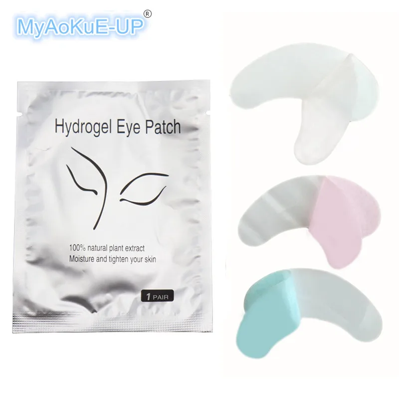 

Hydrogel Patches For Eyelash Extensions Under Eye Pads 50 Pairs Mix Shape Eyelashes Paper Patches Tips Sticker Makeup Tools