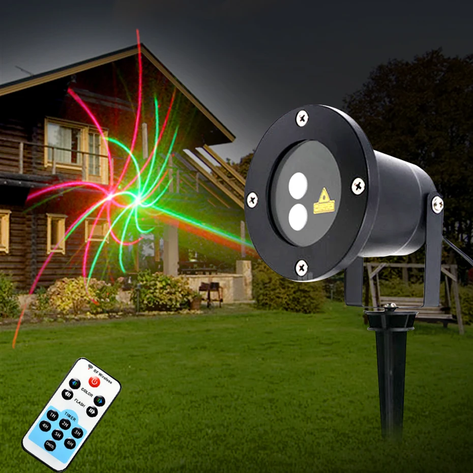 CHRISTMAS HOLIDAYS LASER LIGHTS PROJECTOR LED Outdoor WATERPROOF REMOTE CONTROL