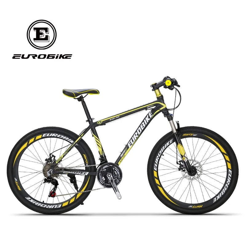 Flash Deal EUROBIKE 21 Speed Aluminum Mountain bike Dual Disc Brake Mountain bicycle 0