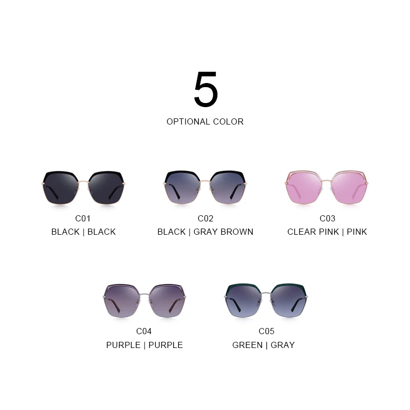Beste MERRYS ONTWERP Vrouwen Luxe Vierkante Gepolariseerde Zonnebril Dames Mode Trending zonnebril UV400 Bescherming S6306