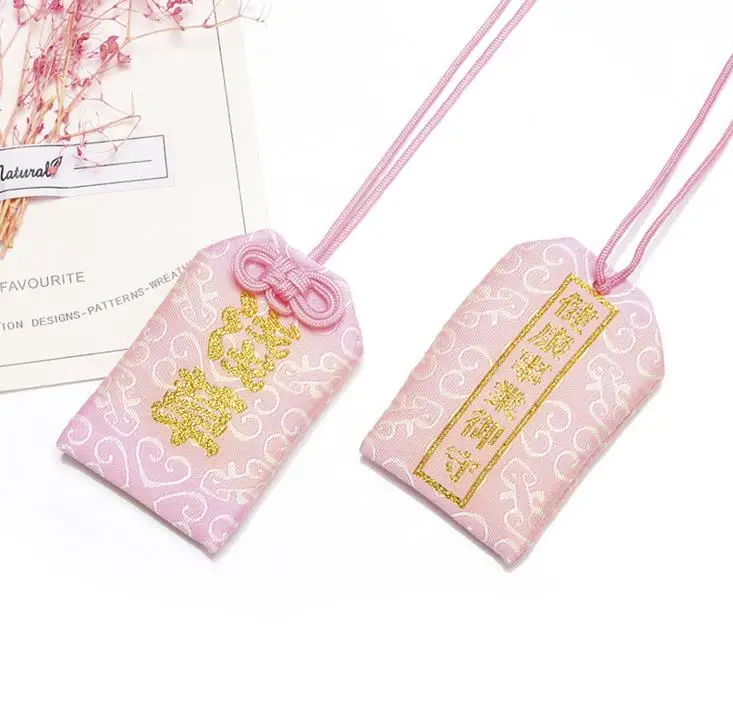 1 шт. Kawaii Omamori Фортуна успех работа любовь безопасность богатые телефон кулон держатель девушка ребенок подарок вечерние сувениры - Цвет: 6