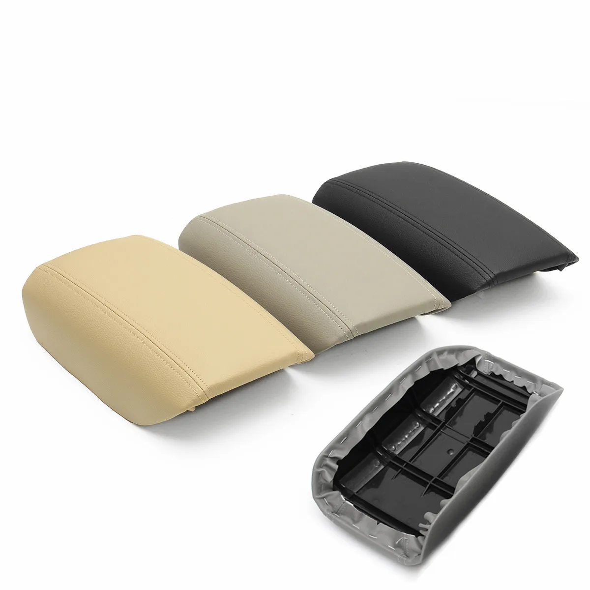 Details about   New Gray Armrest Center Console Lid Cover Leather Synthetic for Volvo S80 99-06