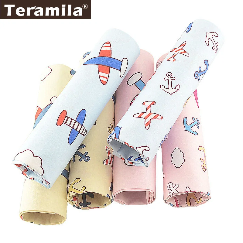 Teramila 6 шт./40 см x 50 четверть толщины комплект самолета хлопчатобумажная ткань