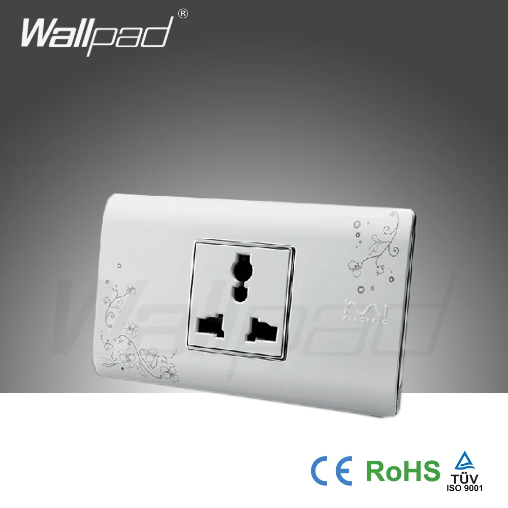 2019 горячая Распродажа 3 контактная многофункциональная розетка Wallpad роскошный