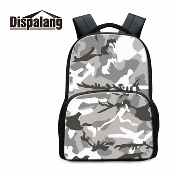 

Dispalang Camouflage Pattern Men Computer Backpack Large Capacity Children Bookbags For School Boys Canvas Travel Bags Mochilas