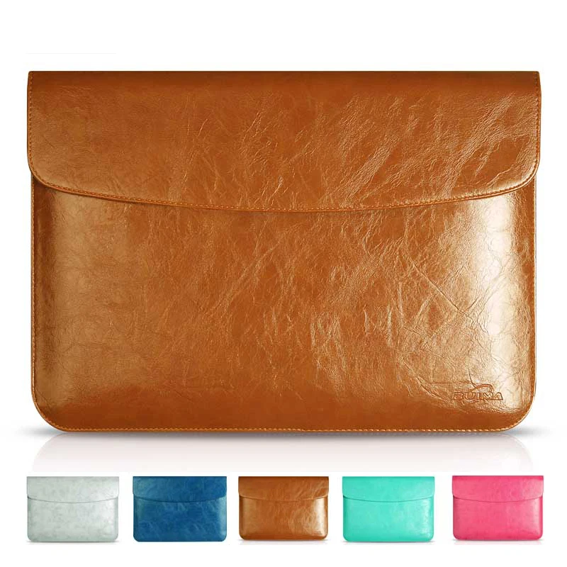 Excellent PU Leather Laptop Sleeve 11 For Apple Computer Bags For