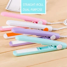 Выпрямитель для волос 100-240 в, мини щипцы для завивки волос, керамический выпрямляющий Электрический стайлер для волос rizador de pelo