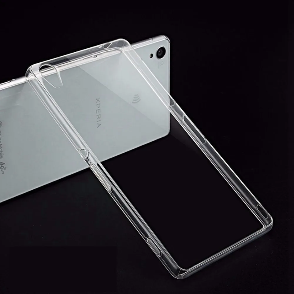 Силиконовый чехол накладка из мягкого ТПУ для телефона sony Xperia Z1 Z2 Z3 Z4 Z5 L1 L2